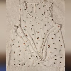 Pink Rose Junior Sleeveless top size L